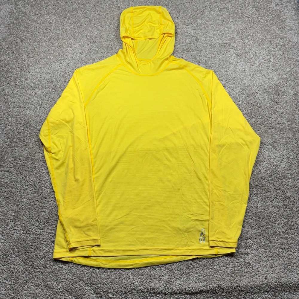 Outdoor Vitals Altitude Hoodie Mens XL Primrose Yellow Sun Hoody Hiking Shirt